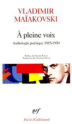 À pleine voix : Anthologie Poétique (1915-1930)
